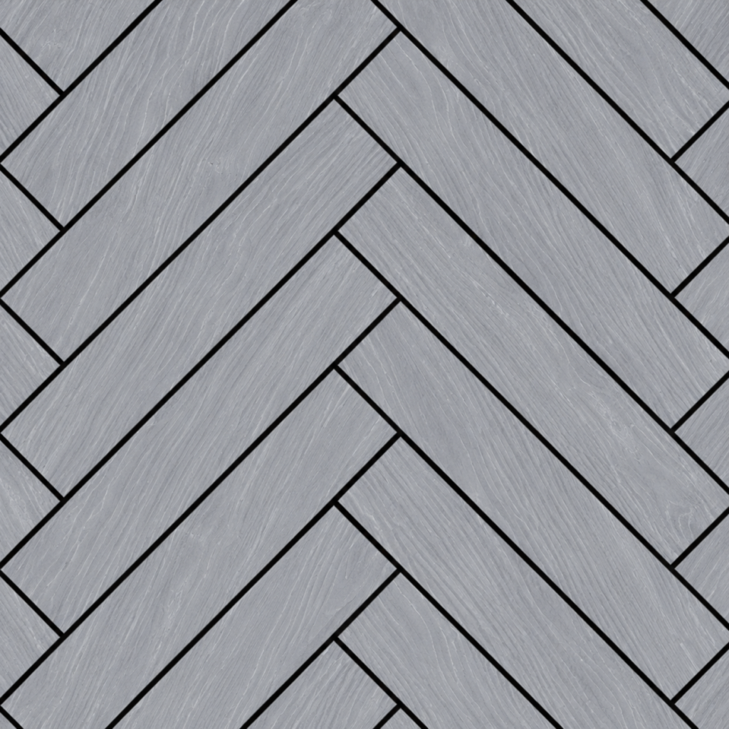 Herringbone Acoustic Wall Panels – Grey Oak – 240cm x 60cm (4 pack)