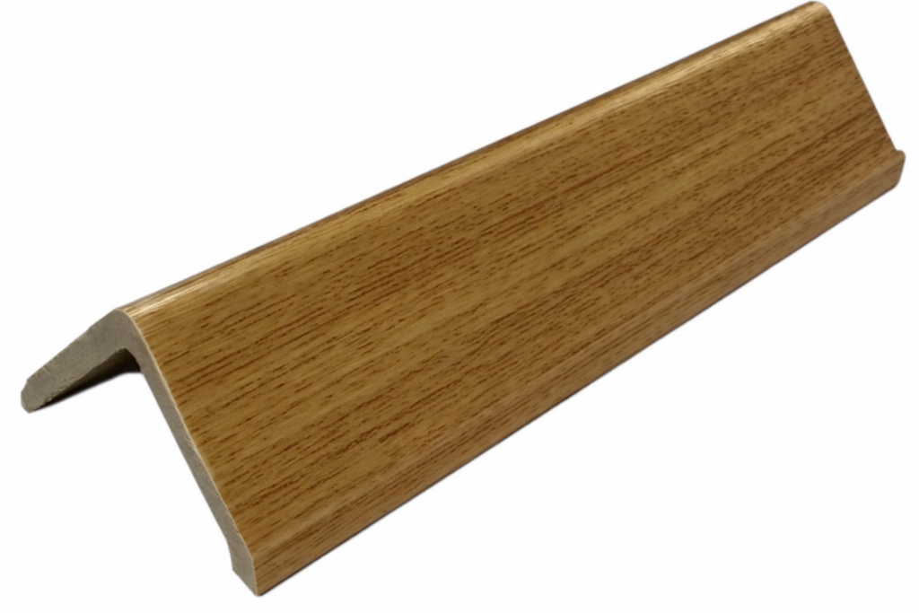 Seamless PVC Wall Panel Trim – Oak – 240cm (Pack of 10)
