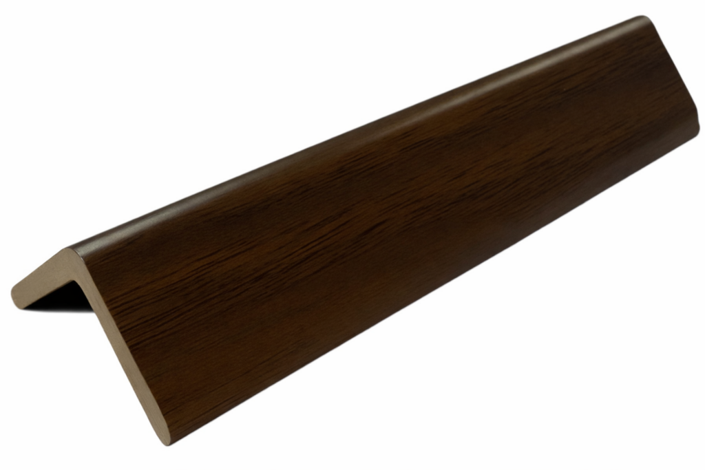 Seamless PVC Wall Panel Trim – Walnut – 240cm (Pack of 10)