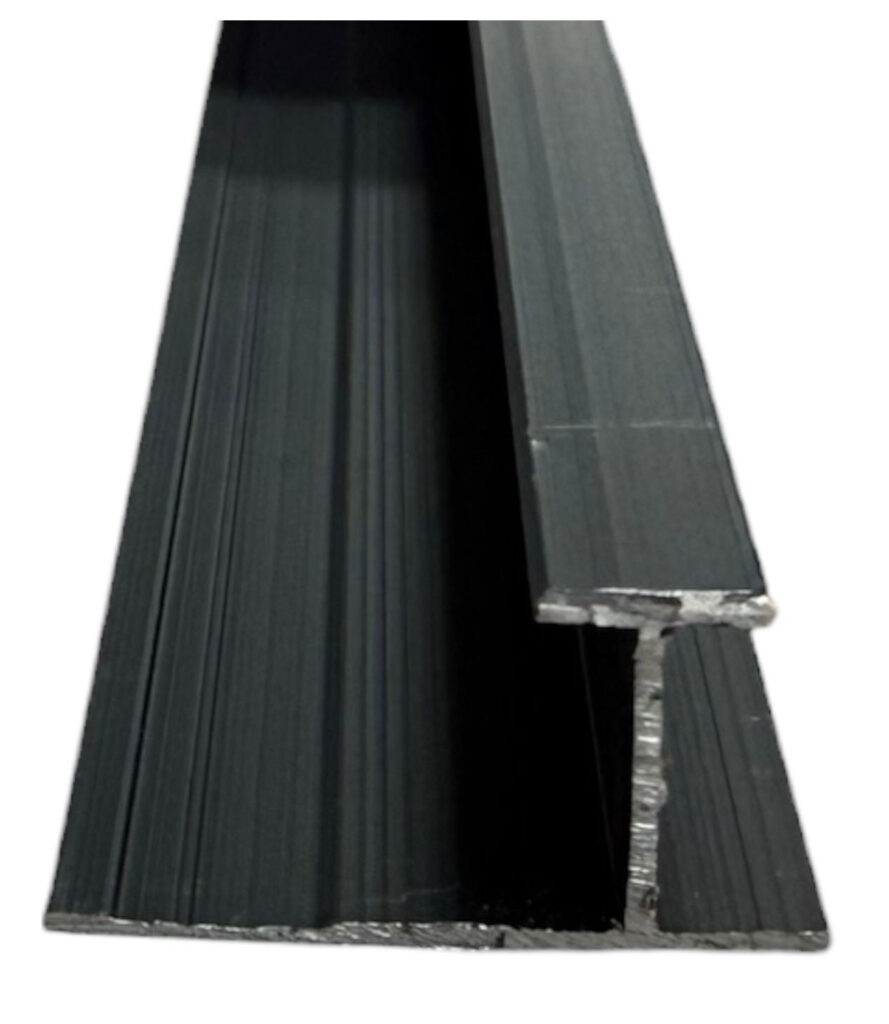 Aluminium I Strip – Black – 300cm (Pack of 10)