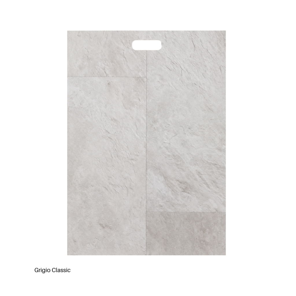 Grigio Classic Stone Effect LVT Flooring – 609 x 304mm