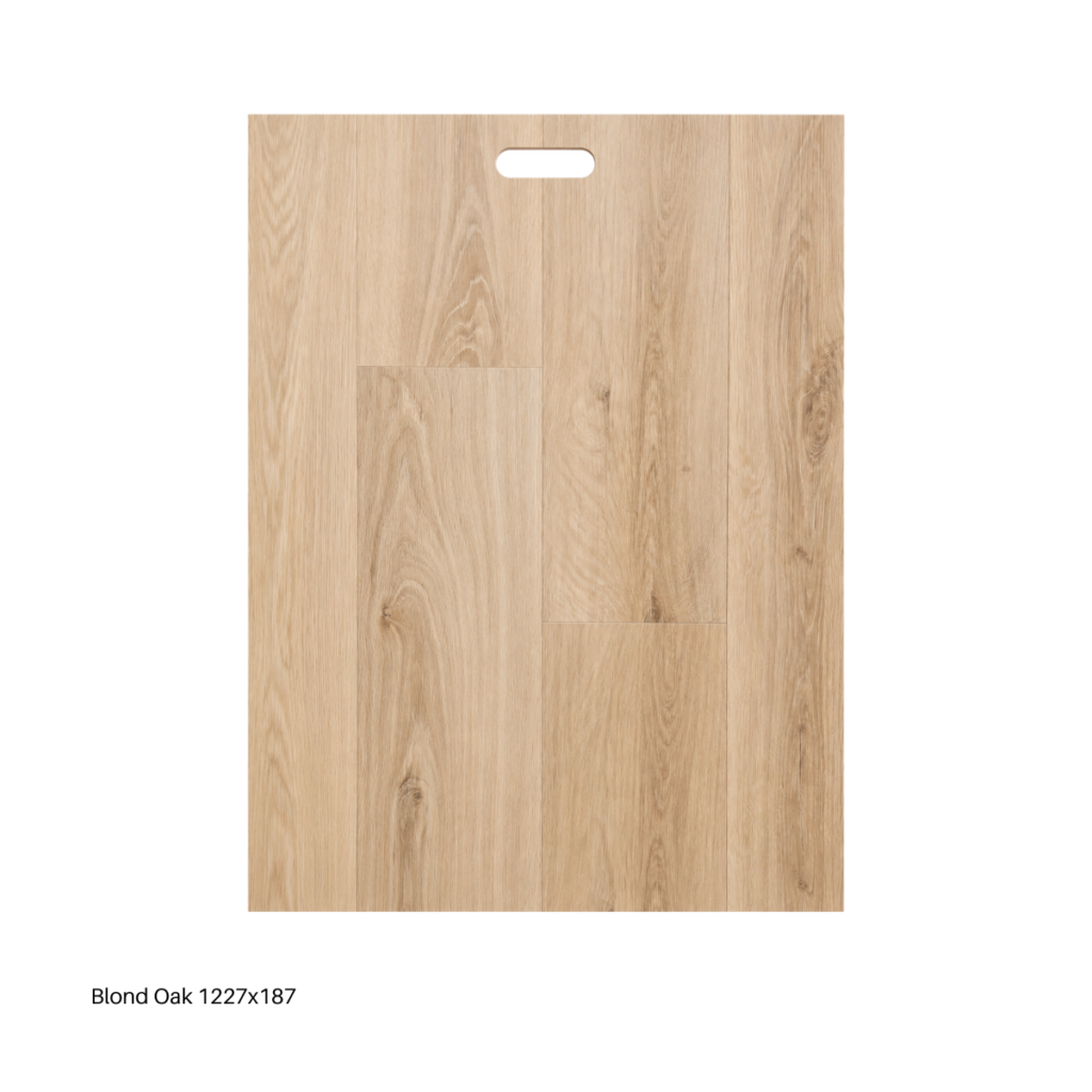 Blond Oak LVT Plank Flooring – 1227 x 187mm