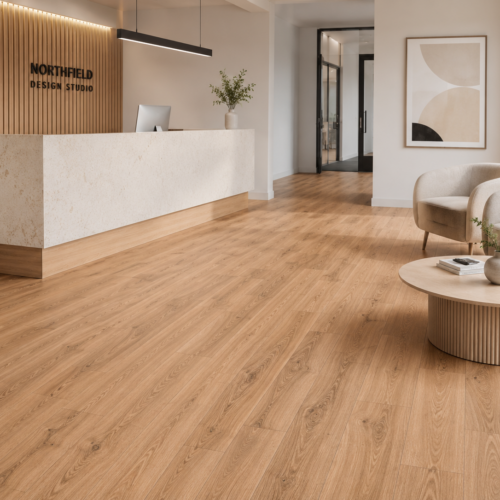 Honey Oak LVT Plank Flooring – 1227 x 187mm