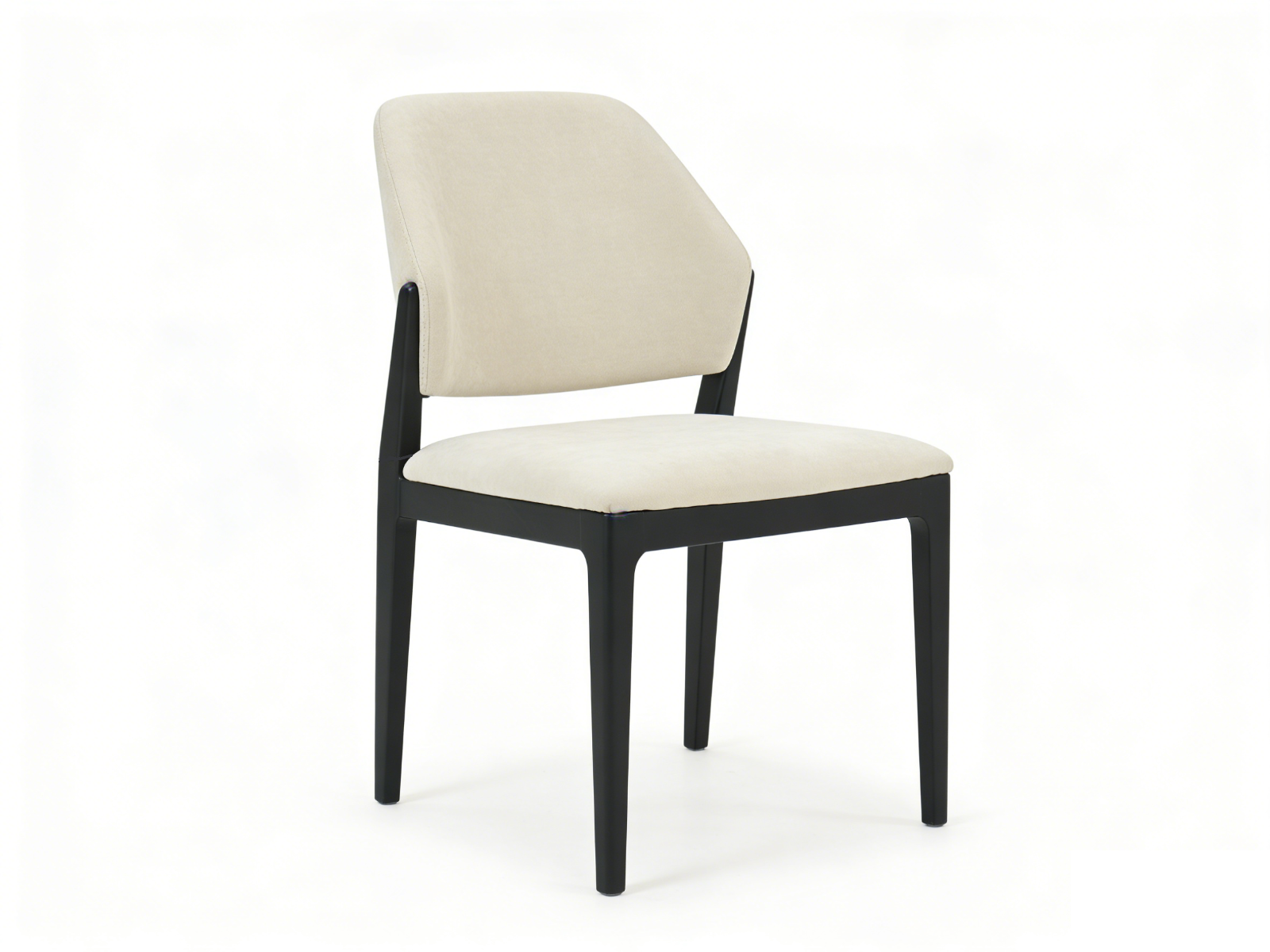 Mira Dining Chair – Black & Cream