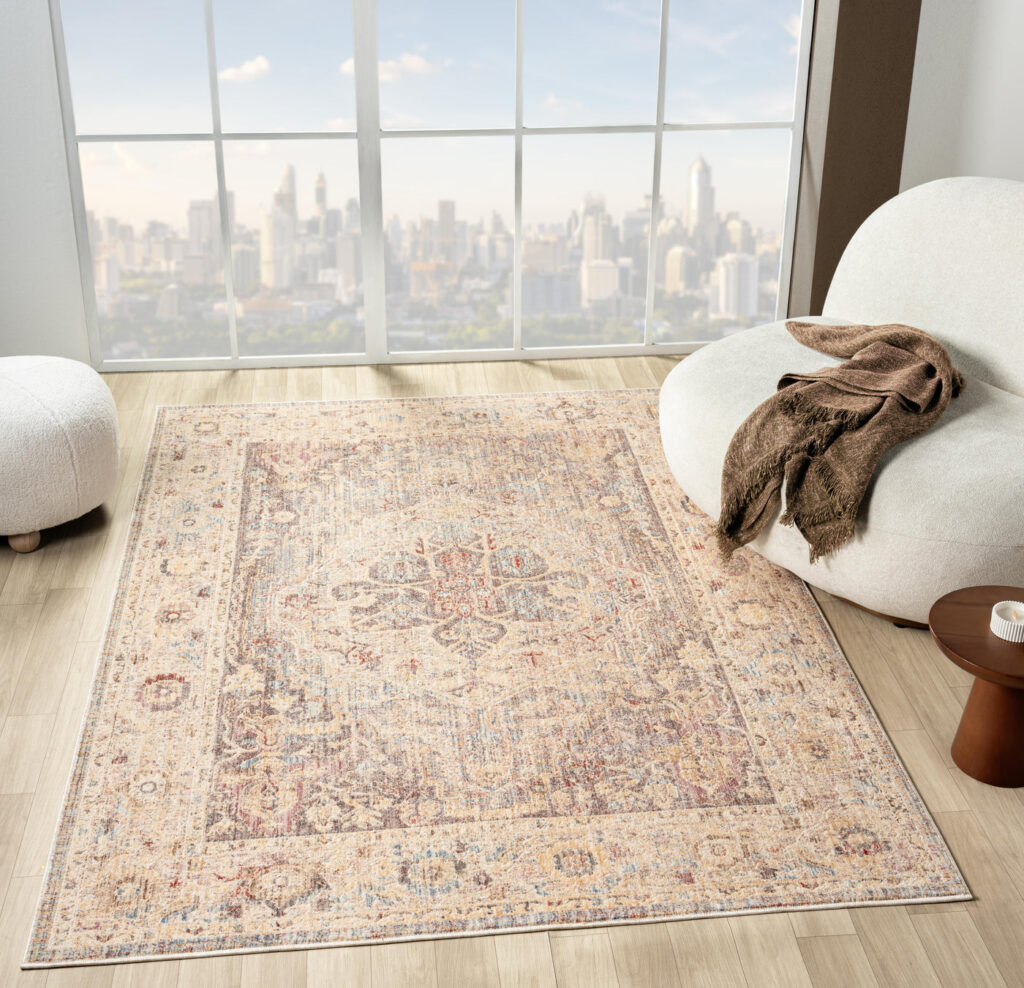 Alia 524AK Beige / L.blue Rug