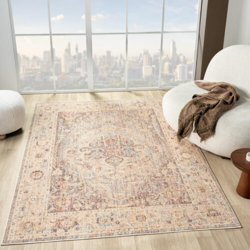 Alia 524AK Beige / L.blue Rug
