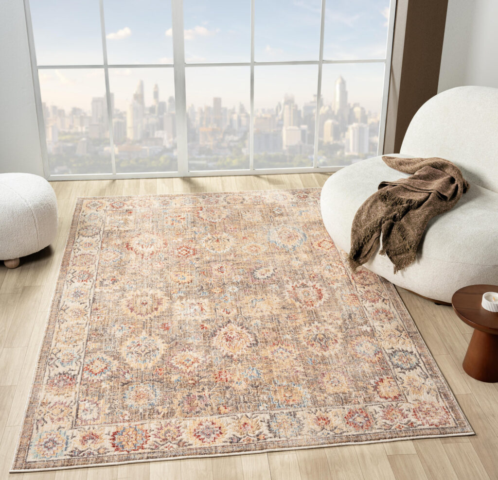 Alia 513AE Beige / L.blue Rug