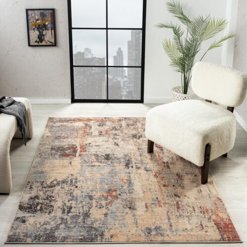 Alia 838GL Anthra / Rose Rug
