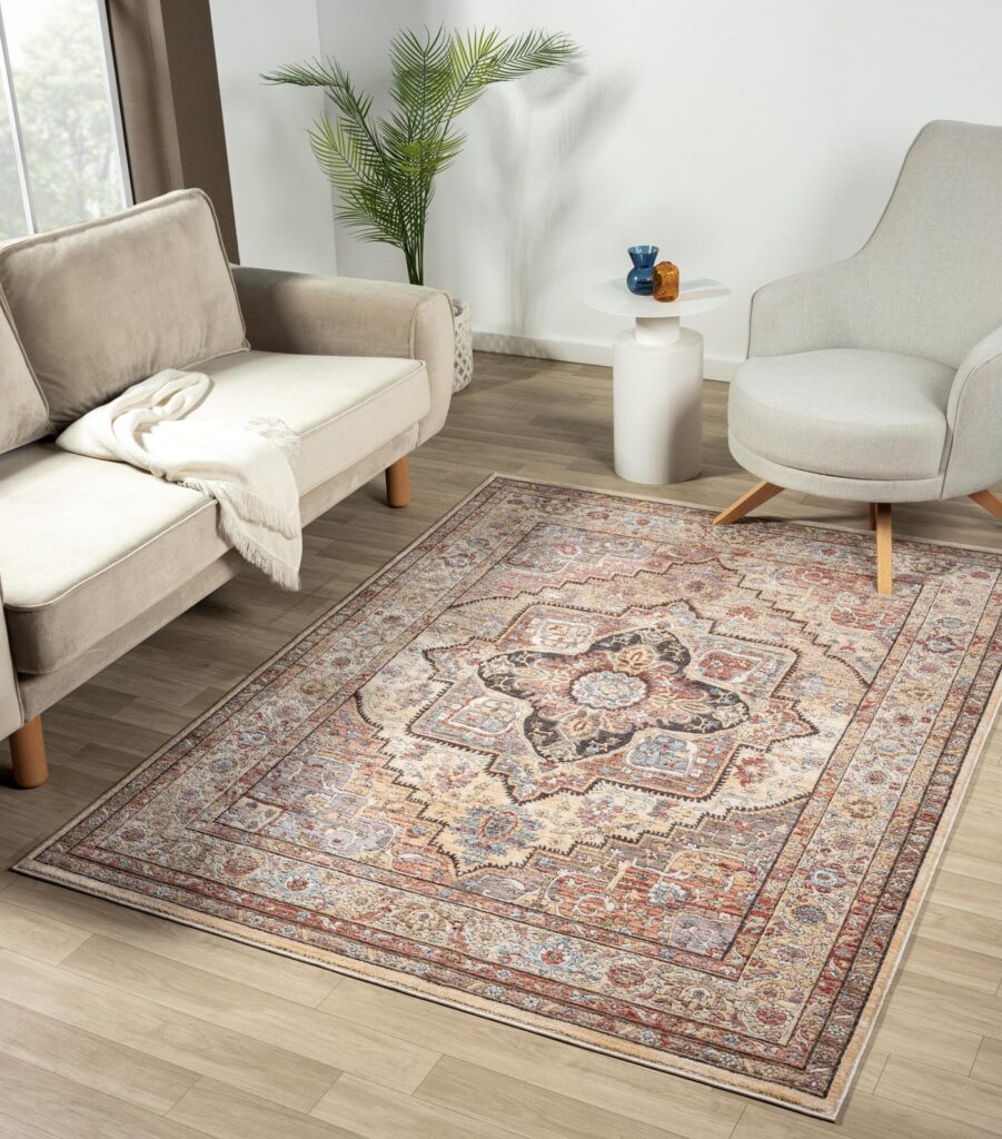 Alia 842GL Anthra / Rose Rug