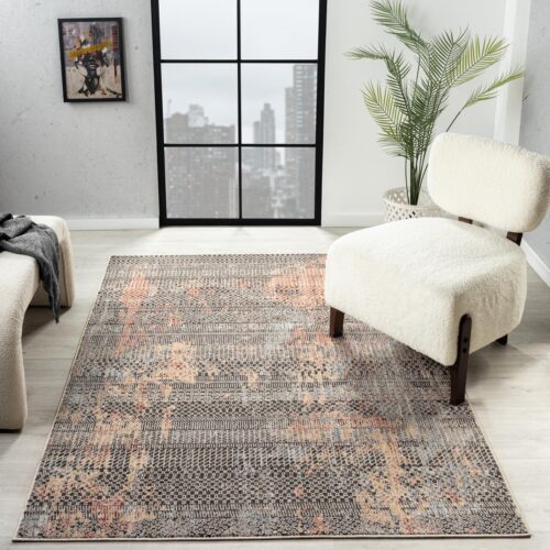 Alia 860GL Anthra / Rose Rug
