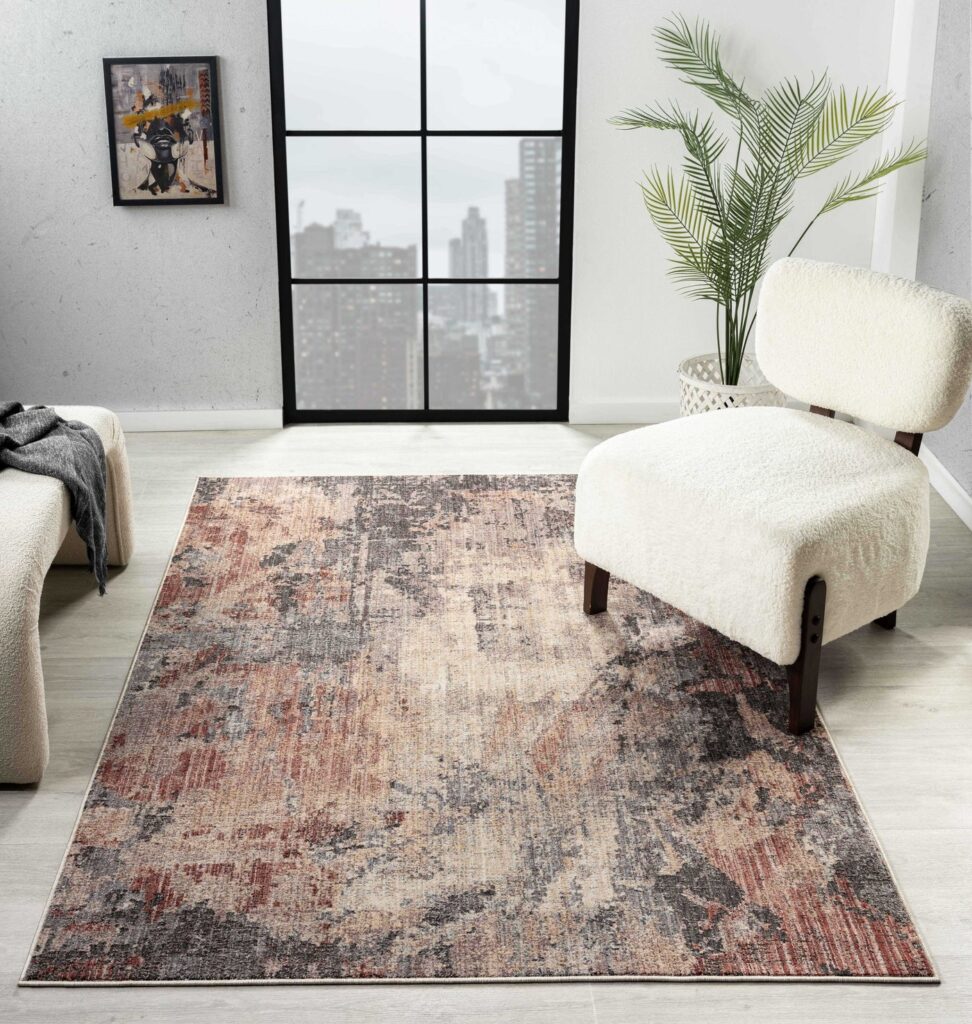 Alia 878AL Anthra / Rose Rug