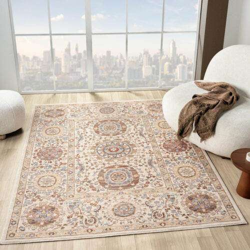 Alia 893GC Beige / L.brown Rug
