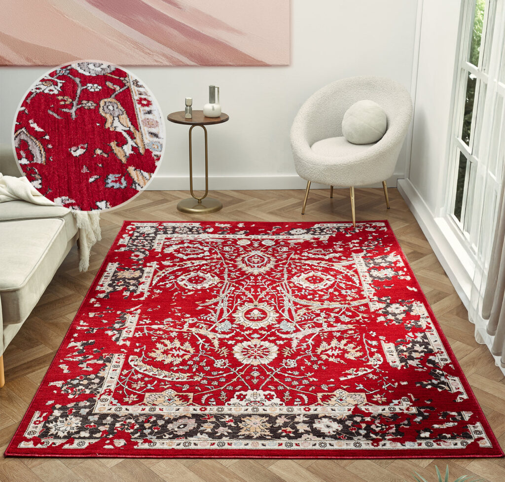Alia Parisa Red Rug