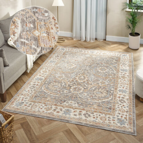 Alia Viana Grey / Cream Rug