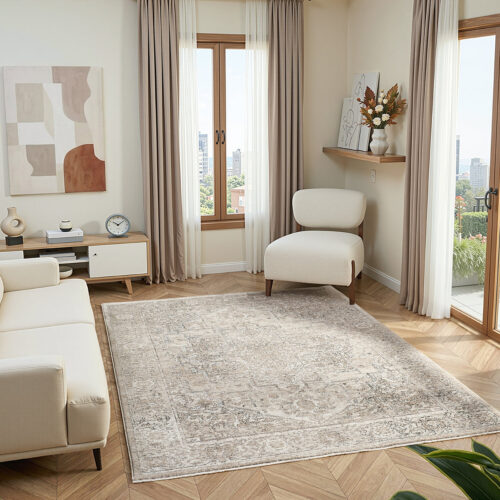 Baltimore Ellicott Beige Rug