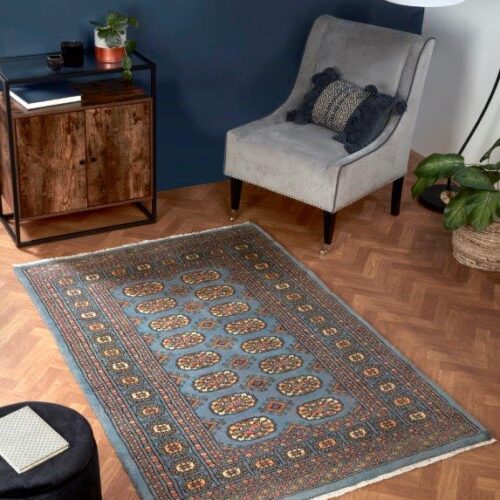 Bokhara Blue Rug