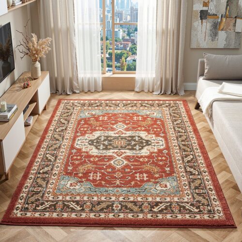 Cashmere 5570 Red Rug