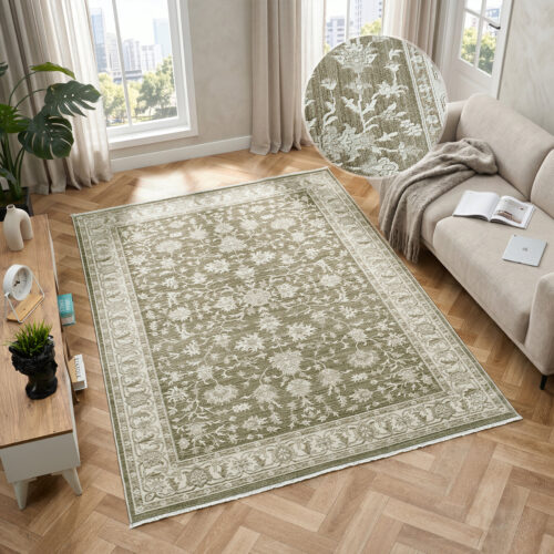 Elegance Florin Green Rug