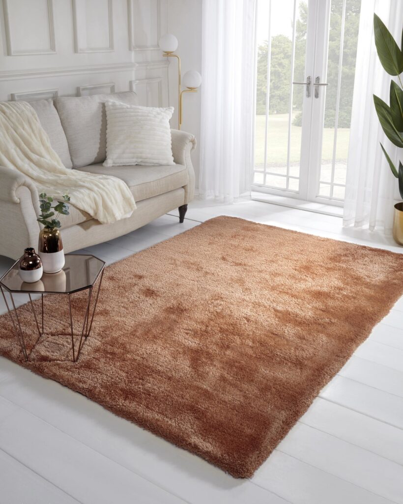 Indigo Plain Beige Rug
