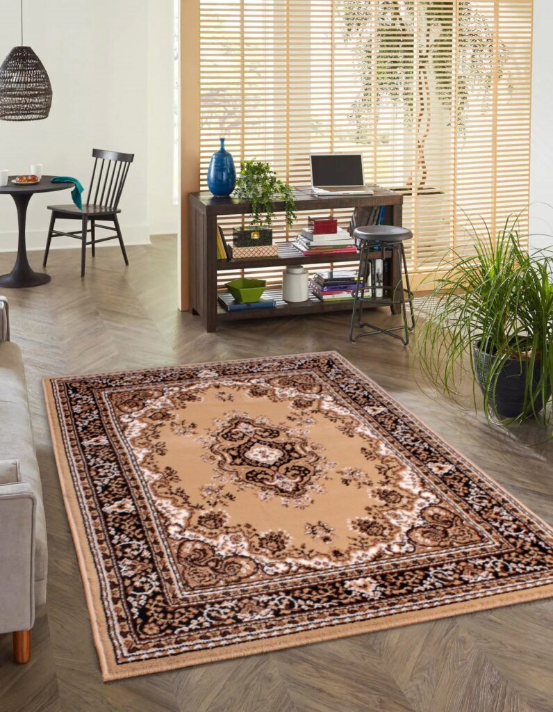 Traditional Poly Lancashire Berber Rug