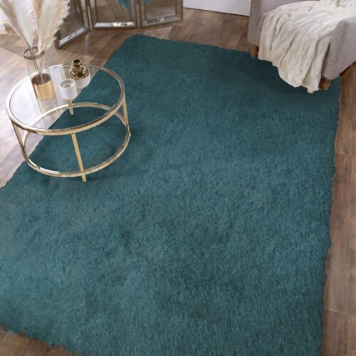 Mayfair Plain Forest Green Rug