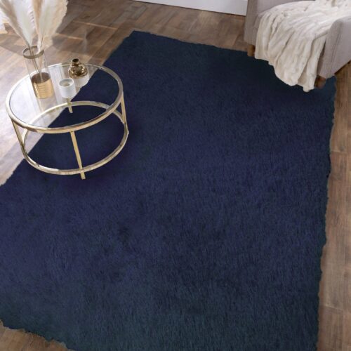 Mayfair Plain Navy Rug