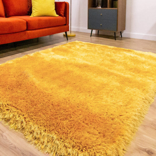 Mayfair Plain Ochre Rug
