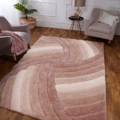 3D Carved Mumbai Natural Rug