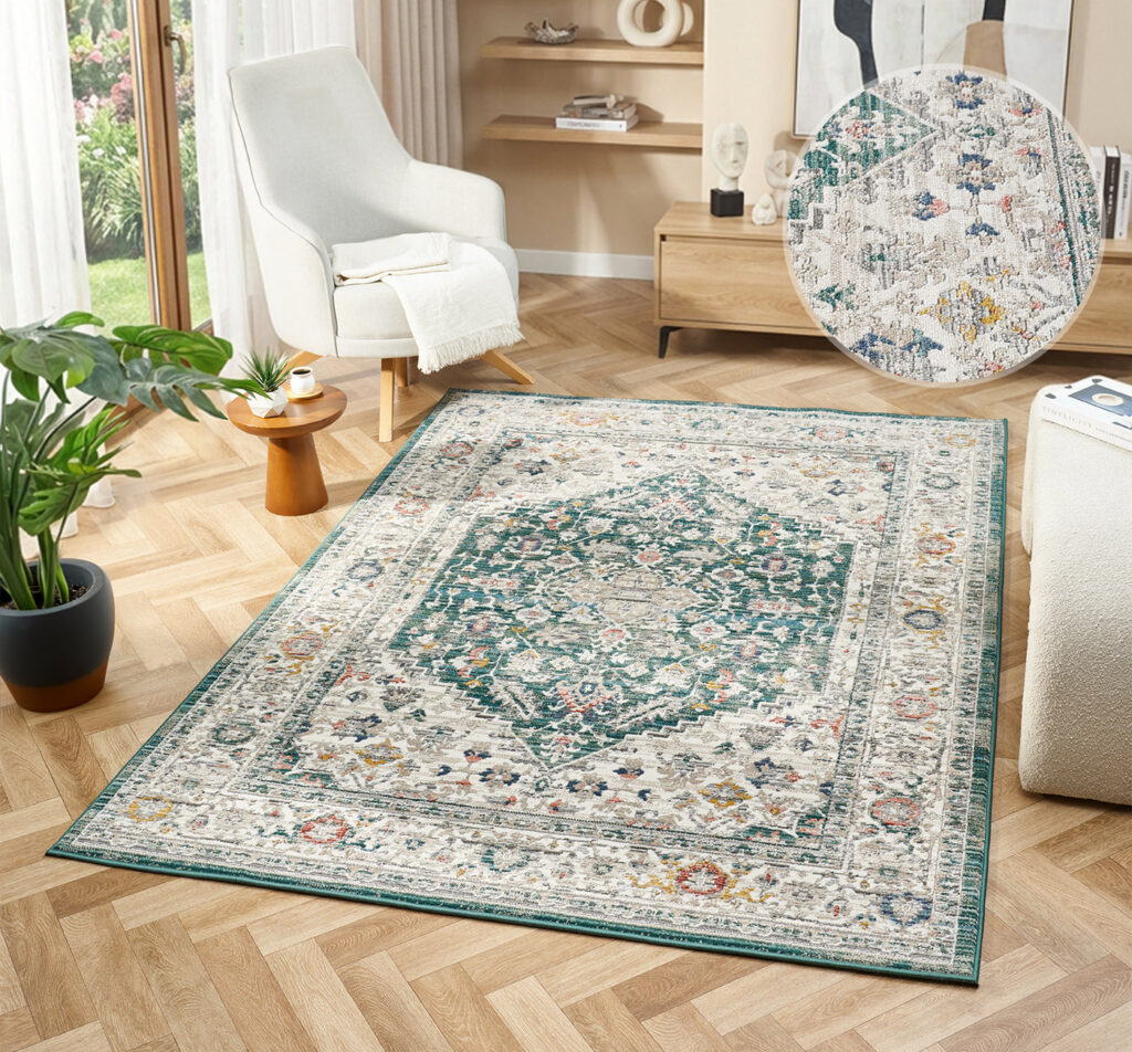 Nuevo Nico Forest Green Rug