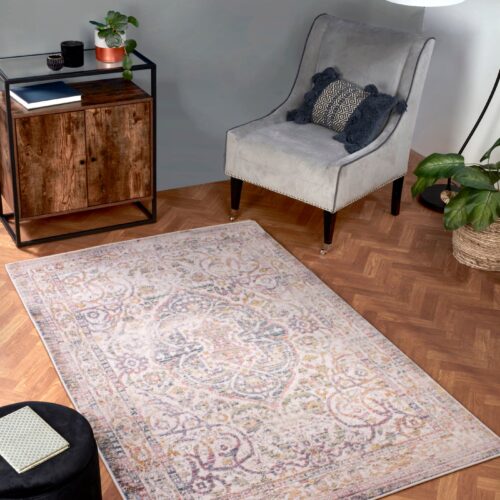 Nuevo Noah White Yellow Rug