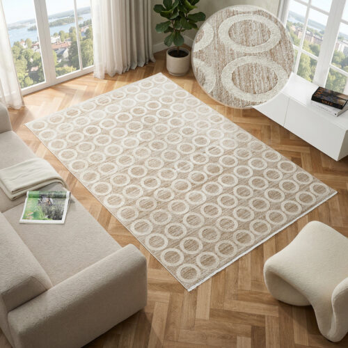 Elegance Orbis Beige Rug