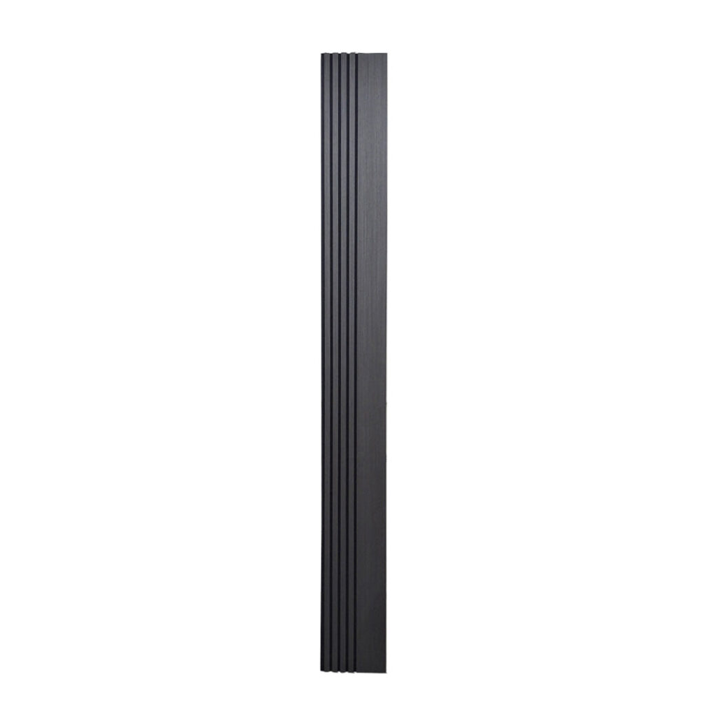 Multi Width Acoustic Wood Veneer Wall Panels – Black Oak – 240cm x 30cm (2 Pack)