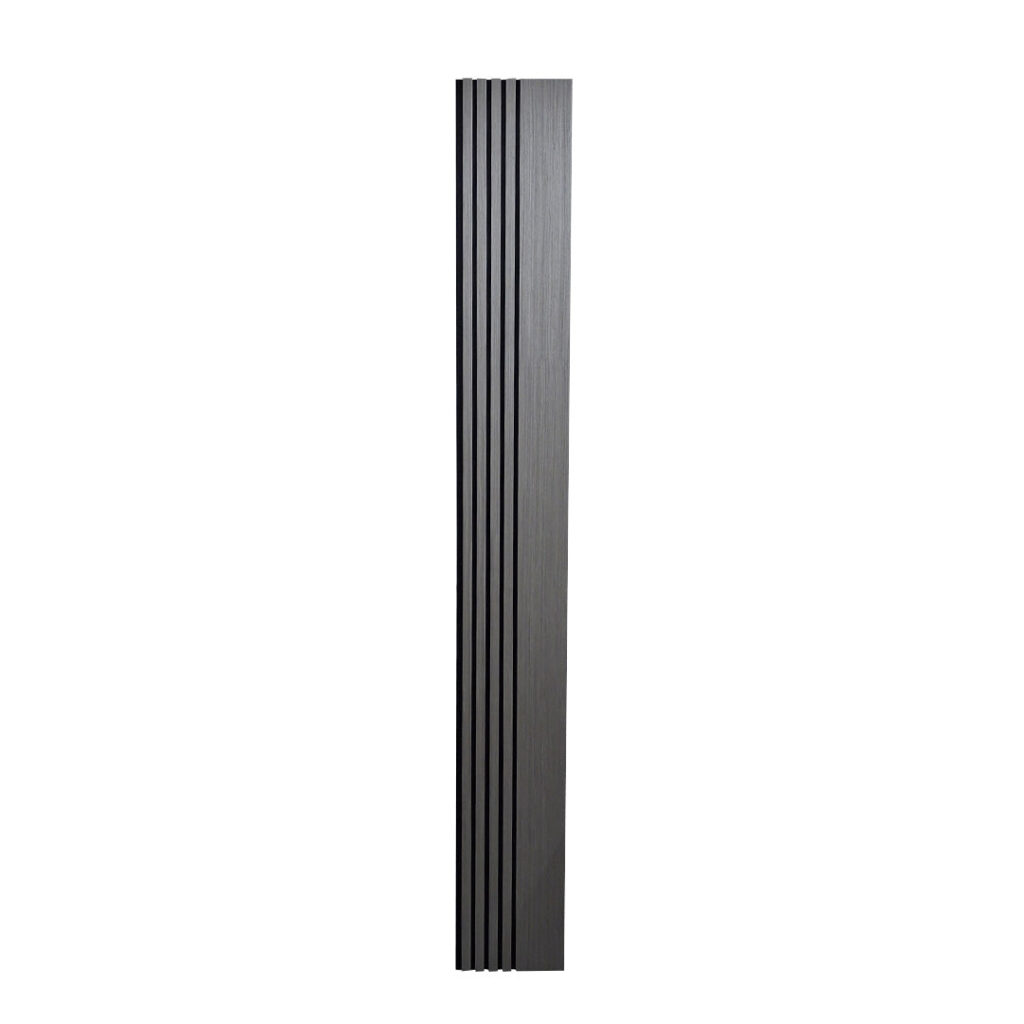 Multi Width Acoustic Wood Veneer Wall Panels – Grey Oak – 240cm x 30cm (2 Pack)