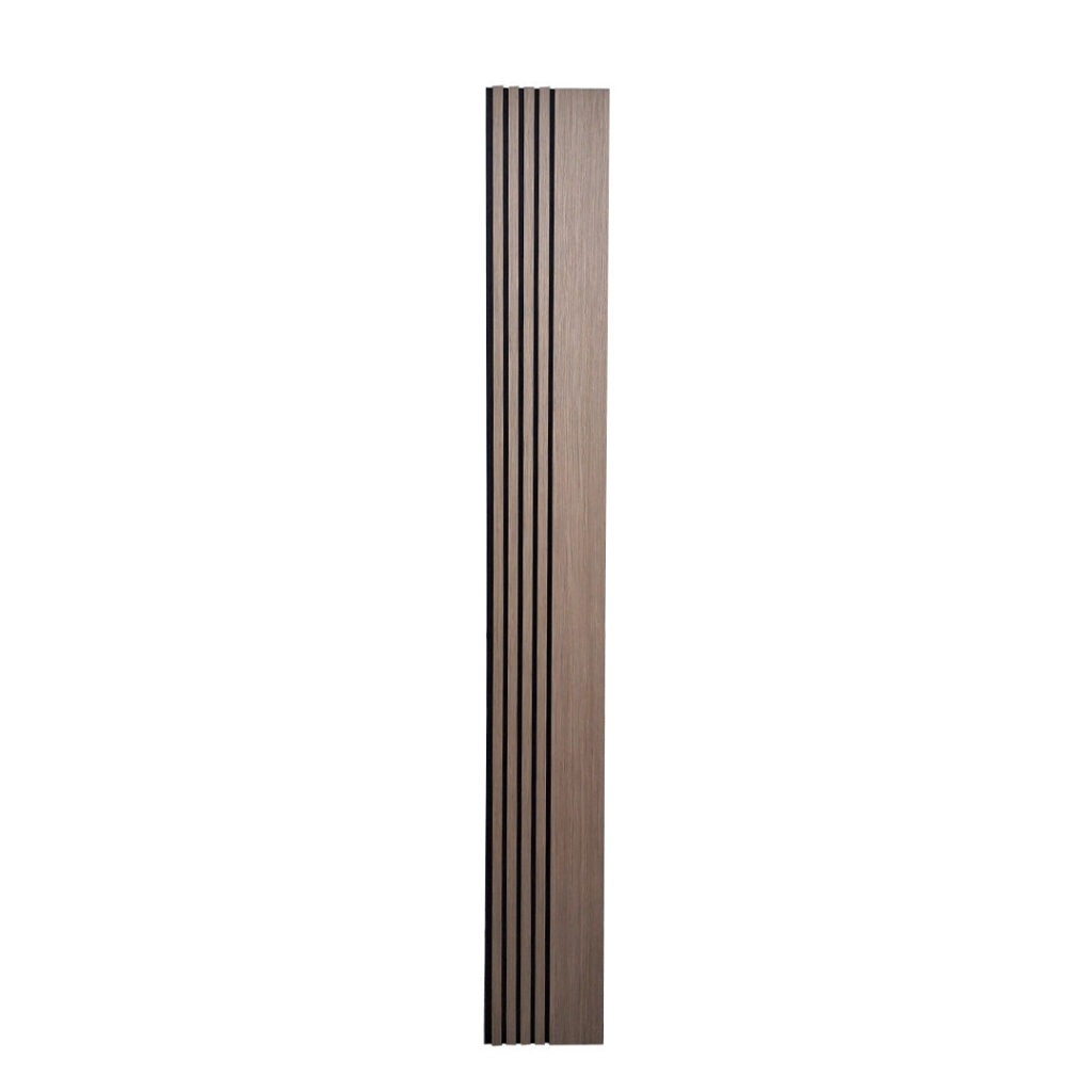 Multi Width Acoustic Wood Veneer Wall Panels – Walnut – 240cm x 30cm (2 Pack)
