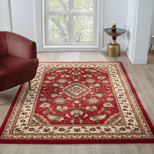 Sherborne Traditional Terracotta Rug