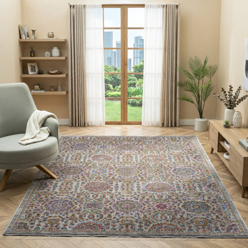 Sojourn Drum Multi Rug