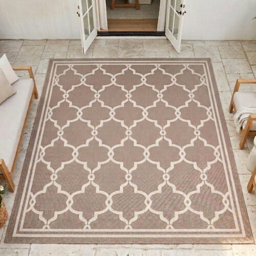 Terrace Spanish Tile Natural Rug