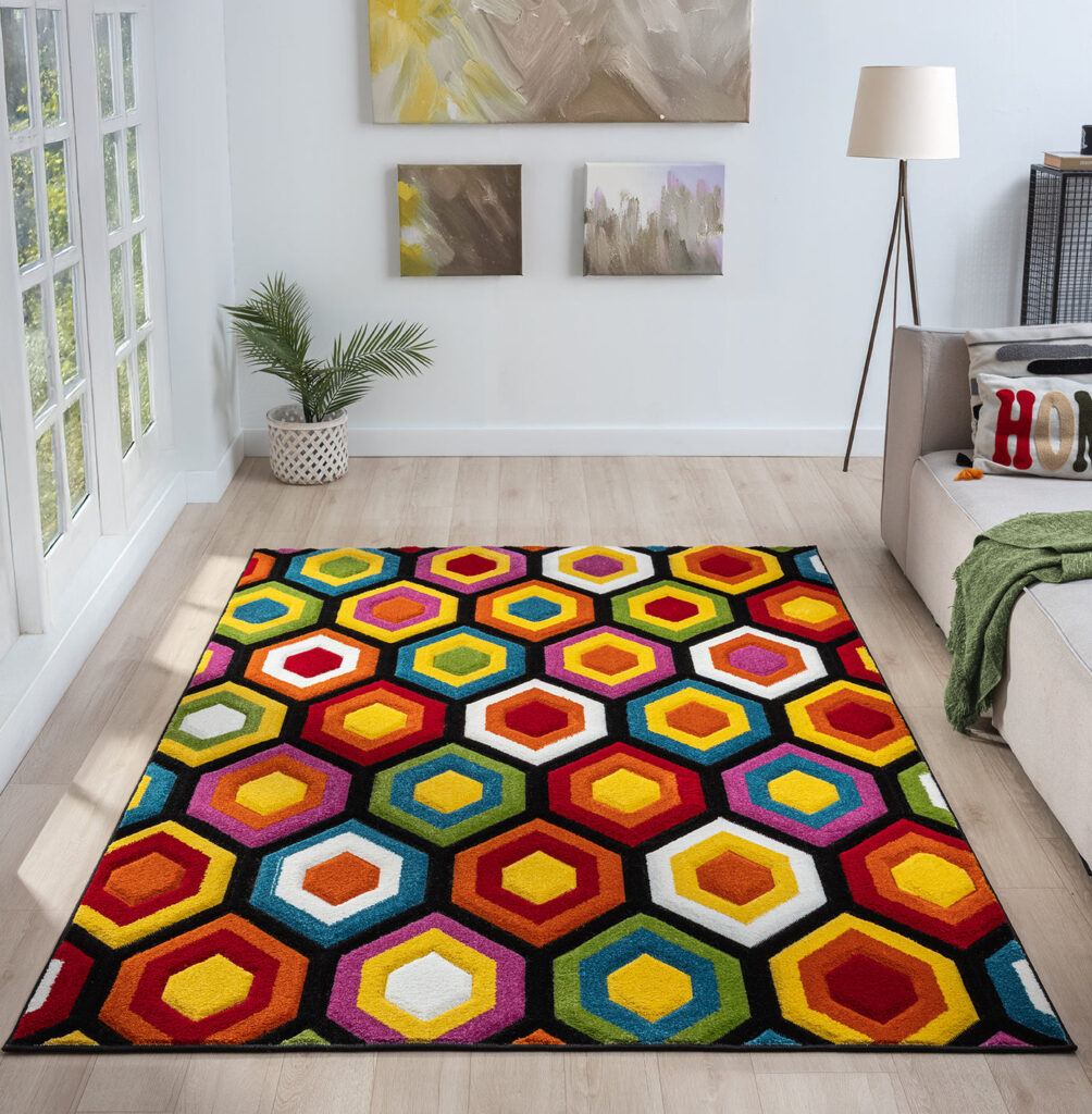 Spectra Carved Marco Multi Rug
