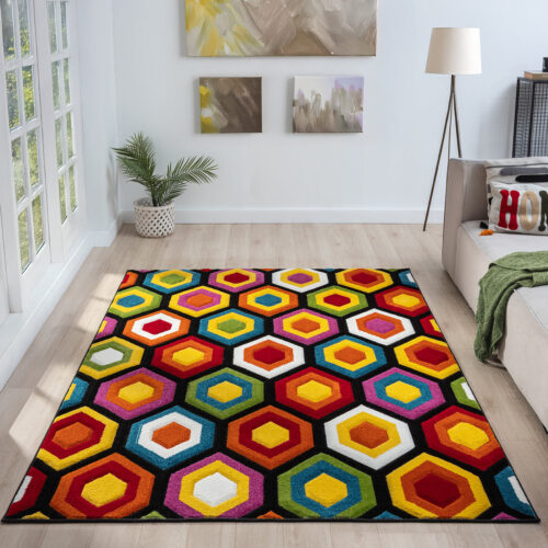 Spectra Carved Marco Multi Rug