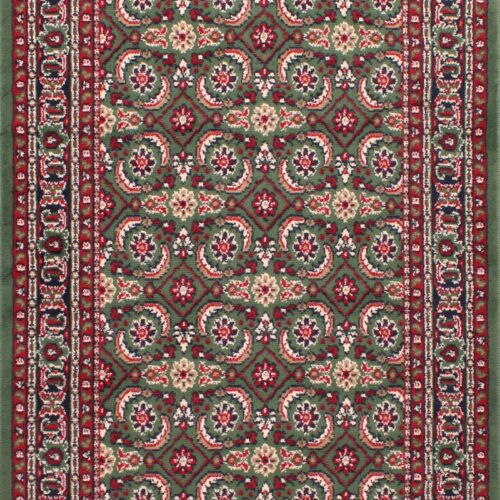 Traditional Poly Esta Green Rug