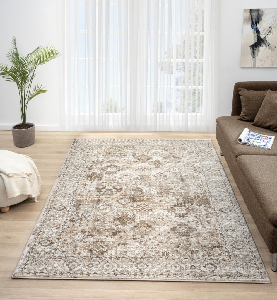 Vintage 550AC Cream / Beige Rug