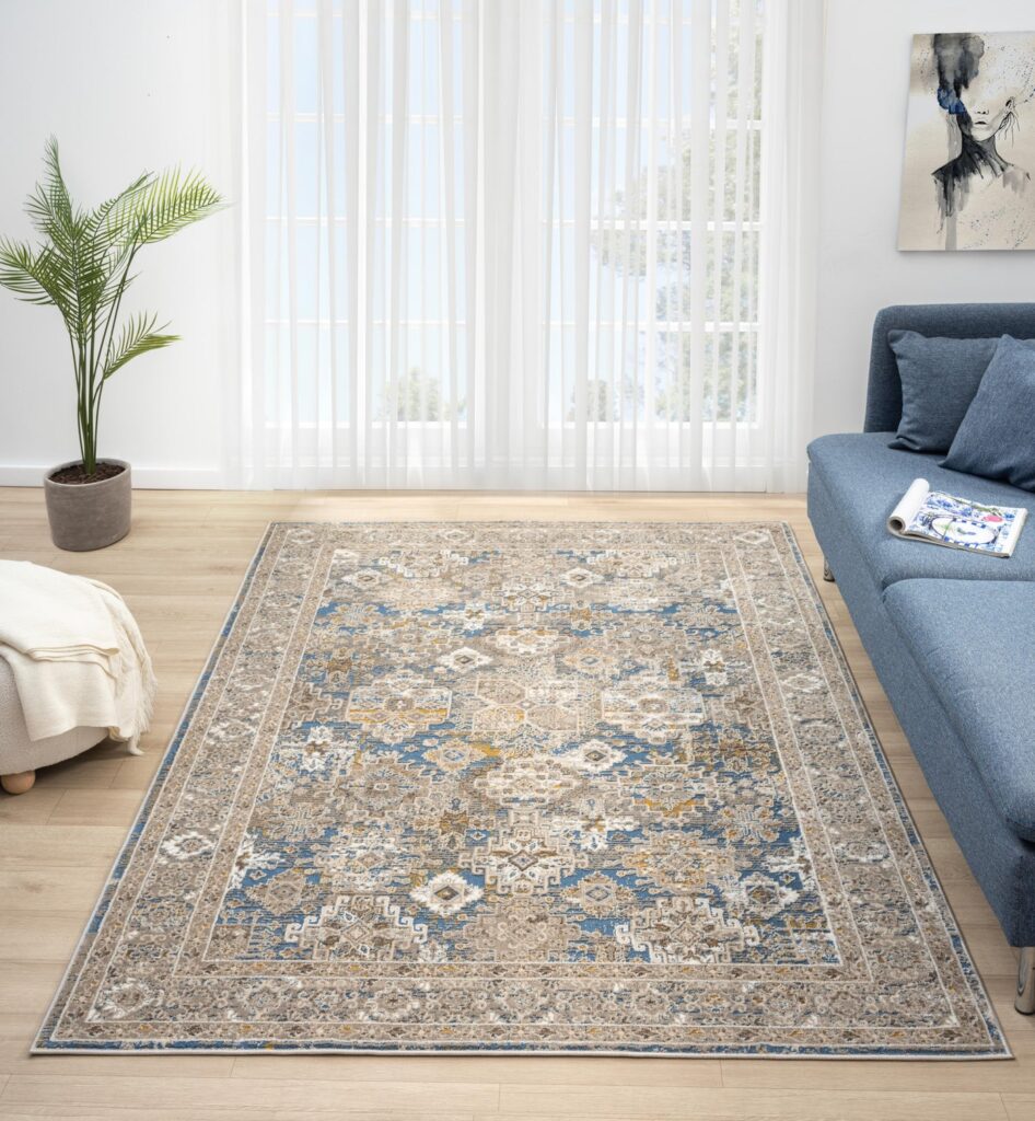 Vintage 550AG Blue Rug