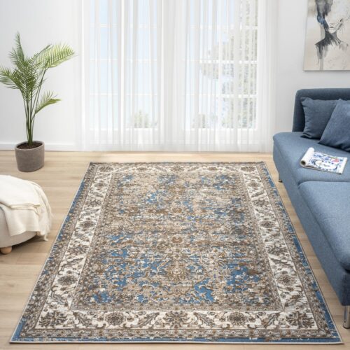 Vintage 553a2 Blue Rug