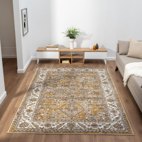 Vintage 553a2 Ochre Rug