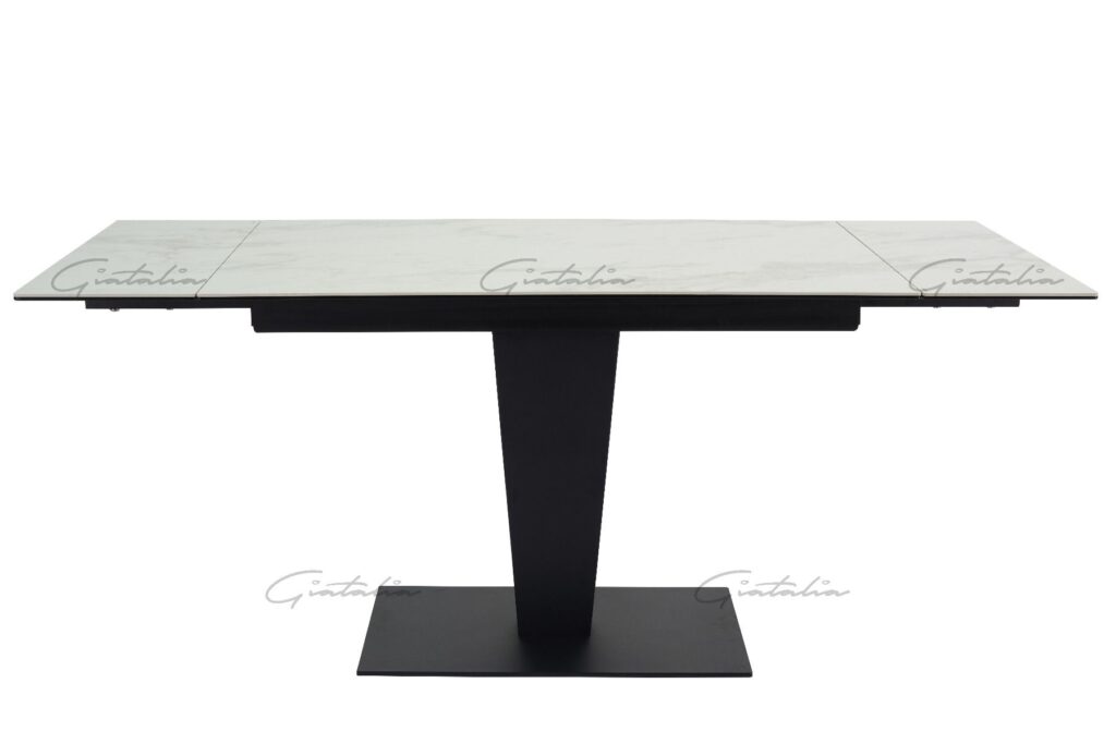 Valentina Extending Dining Table – White Ceramic