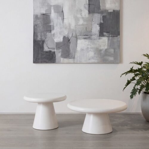 Emilia Coffee & End Tables - White