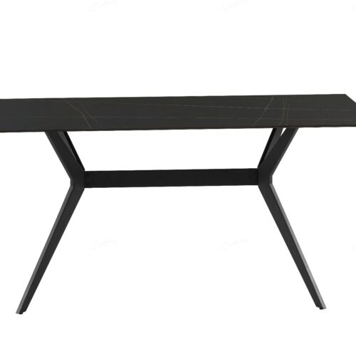 Livia Dining Table Black Sintered Stone
