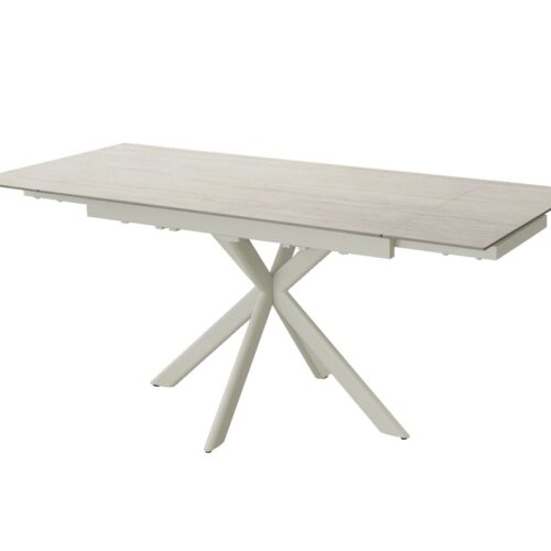 Lucia Extending Dining Table - Sandy Beige