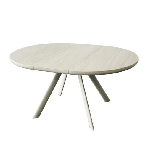 Orbita Extending Dining Table - Pebble Beige