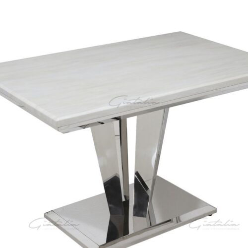 Riccardo 120 Rectangle Dining Table - Cream